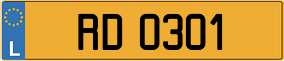 Truck License Plate